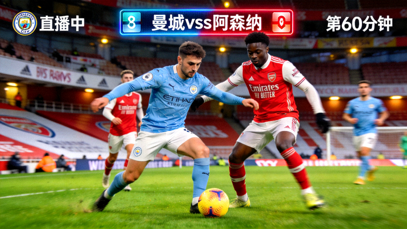 英超曼城对阵阿森纳的足球比赛直播画面